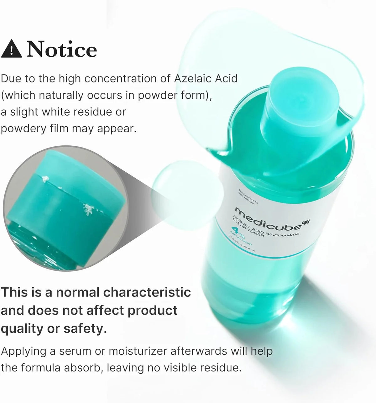 Medicube Azelaic Acid 4% Toner with Niacinamide Mini Size