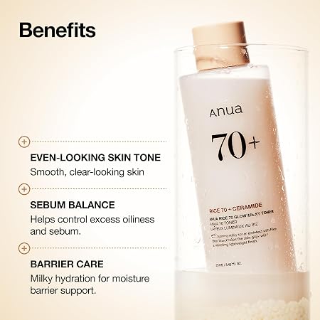 ANUA Rice 70 Glow Milky Toner
