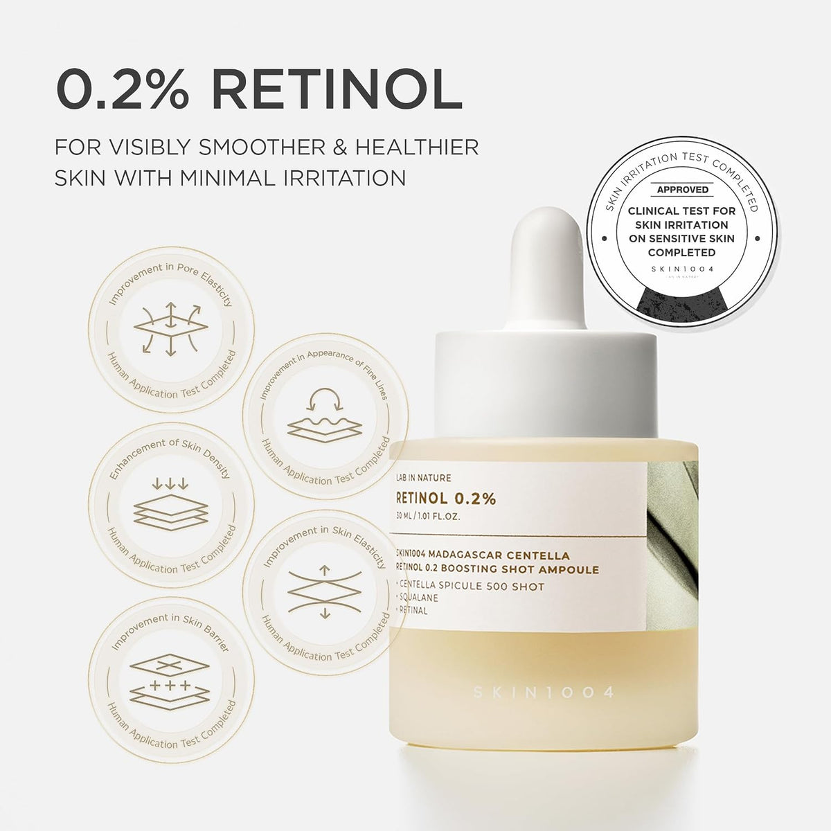 Skin1004 Madagascar Centella Retinol 0.2 Boosting Shot Ampoule 30ml