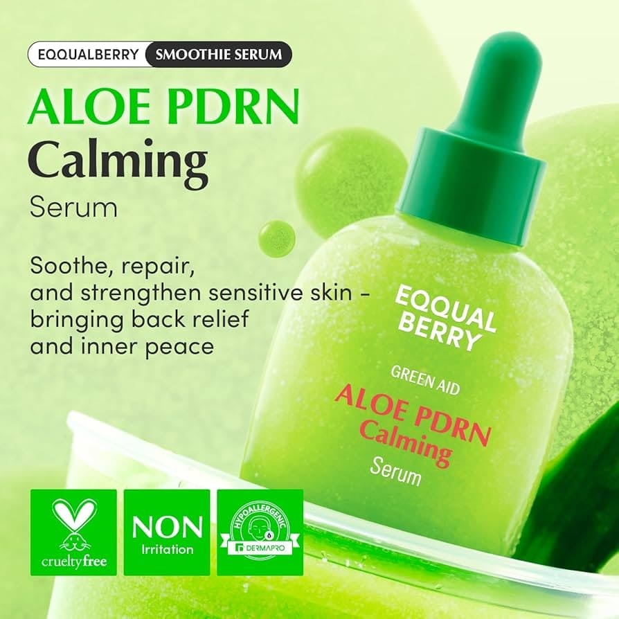 EQQUALBERRY PDRN Aloe Vera Soothing and Regenerating Serum