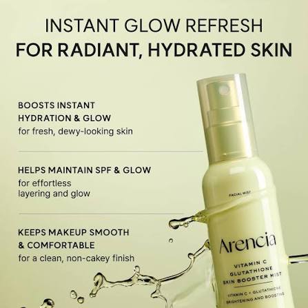 Arencia Vitamin C Glutathione Skin Booster Skin Mist 100ml
