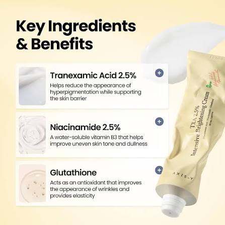 AXIS-Y TXA 2.5% Intensive Brightening Cream 50ml