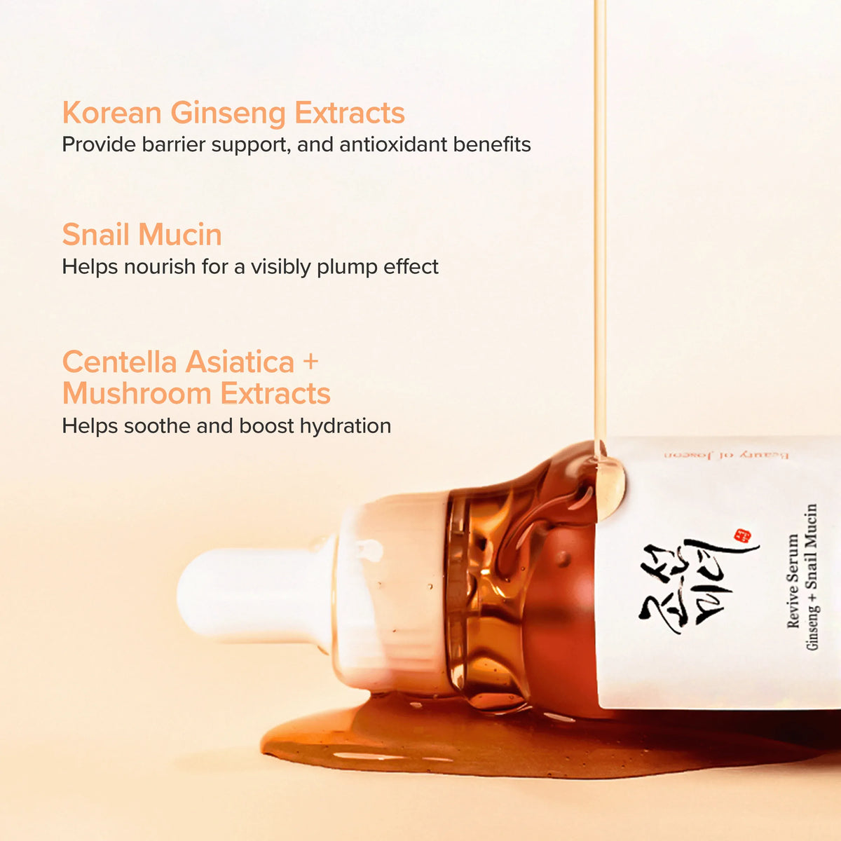 Beauty of Joseon Revive Serum Ginseng + Snail Mucin