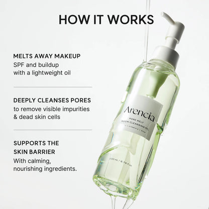 Arencia - Pore Melt Mochi Cleansing Oil 200ml
