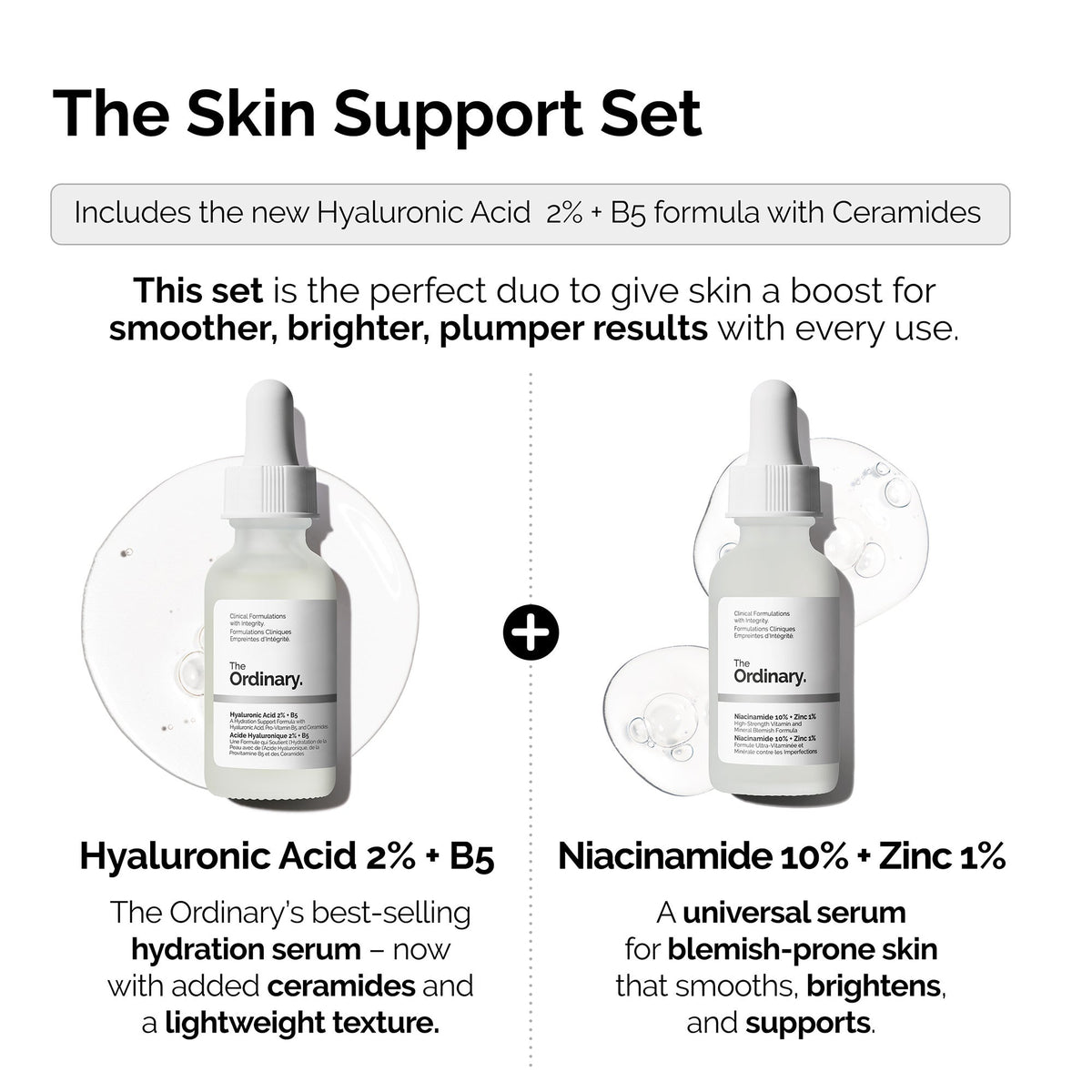 The Ordinary The Skin Support Set 2x30 ML
