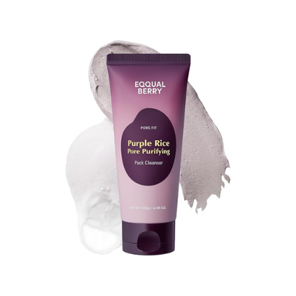 EQQUALBERRY Purple Rice Pore Purifying Pack Cleanser 130g