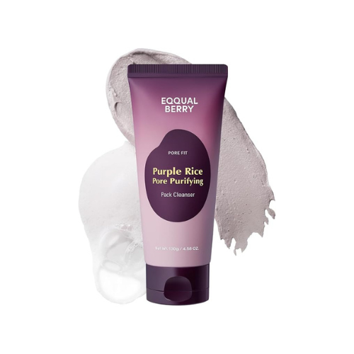 EQQUALBERRY Purple Rice Pore Purifying Pack Cleanser 130g
