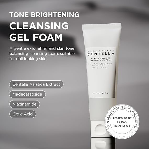 SKIN1004 Madagascar Centella Tone Brightening Cleansing Gel Foam