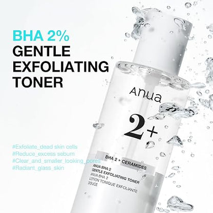 ANUA- BHA 2% Gentle Exfoliating Toner