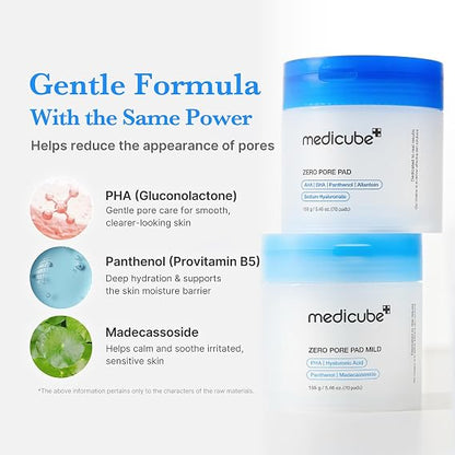 Medicube Zero Pore Pad 2.0 - 70 Pads (155g)