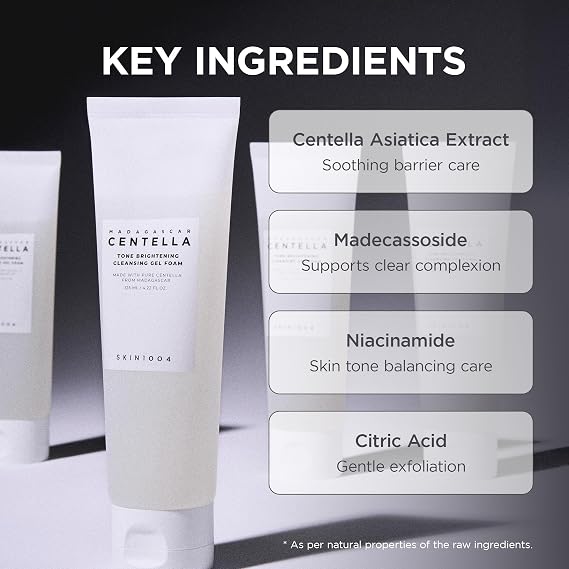 SKIN1004 Madagascar Centella Tone Brightening Cleansing Gel Foam