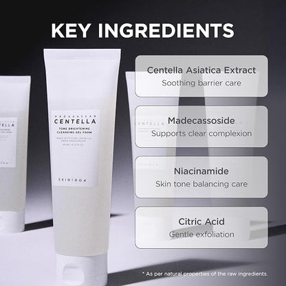 SKIN1004 Madagascar Centella Tone Brightening Cleansing Gel Foam