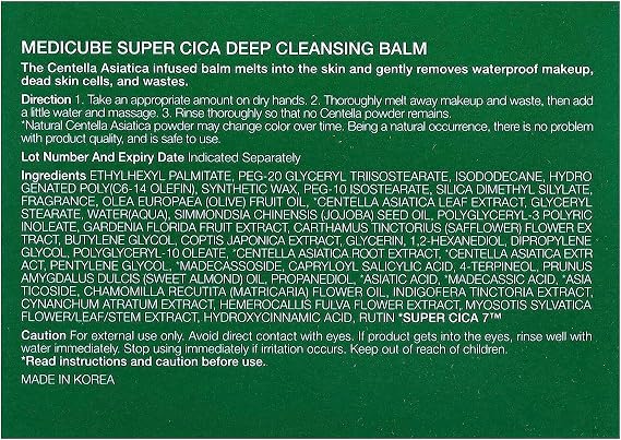 Medicube Super Cica Deep Cleansing Balm 100ml