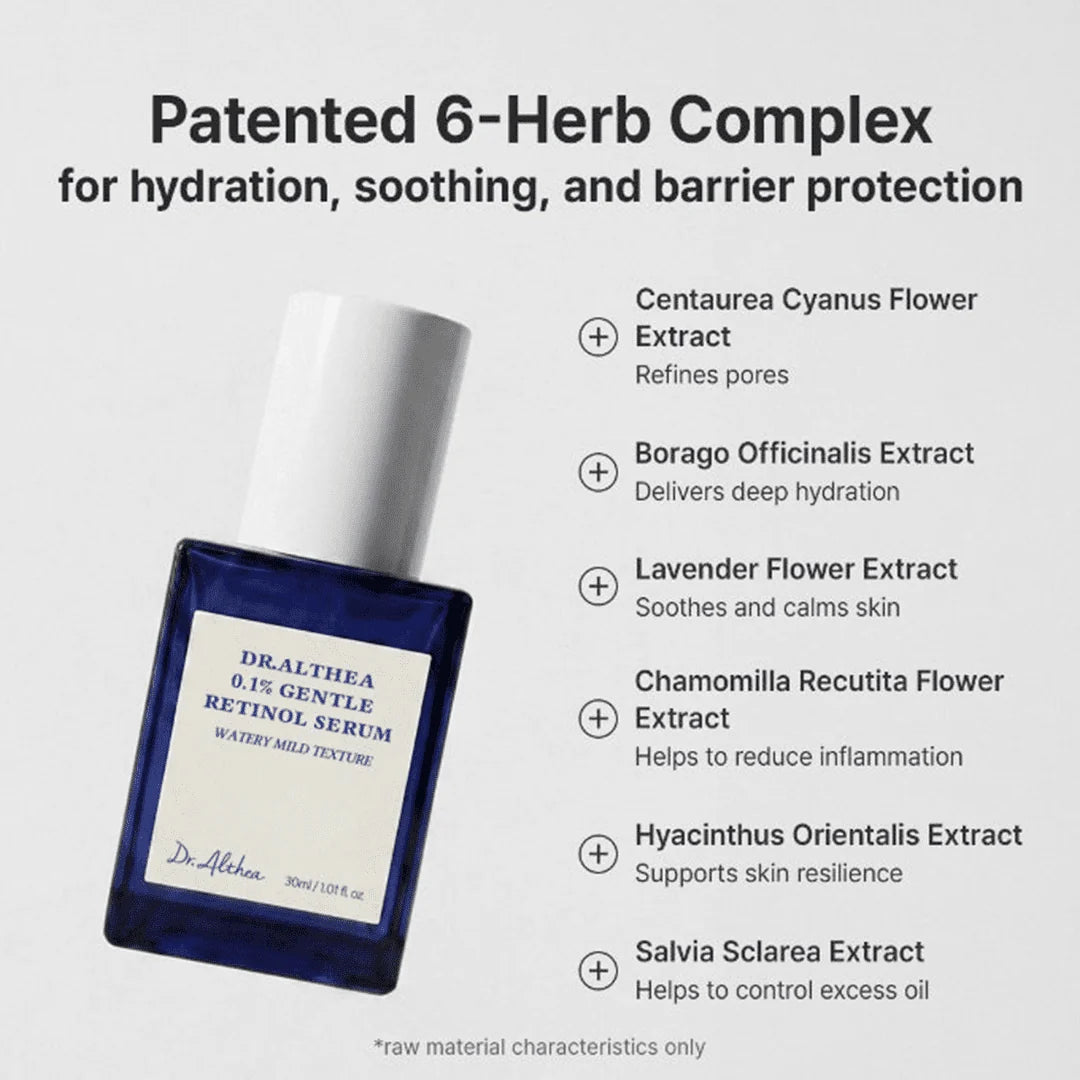 Dr. Althea 0.1% Gentle Retinol Serum 30ml