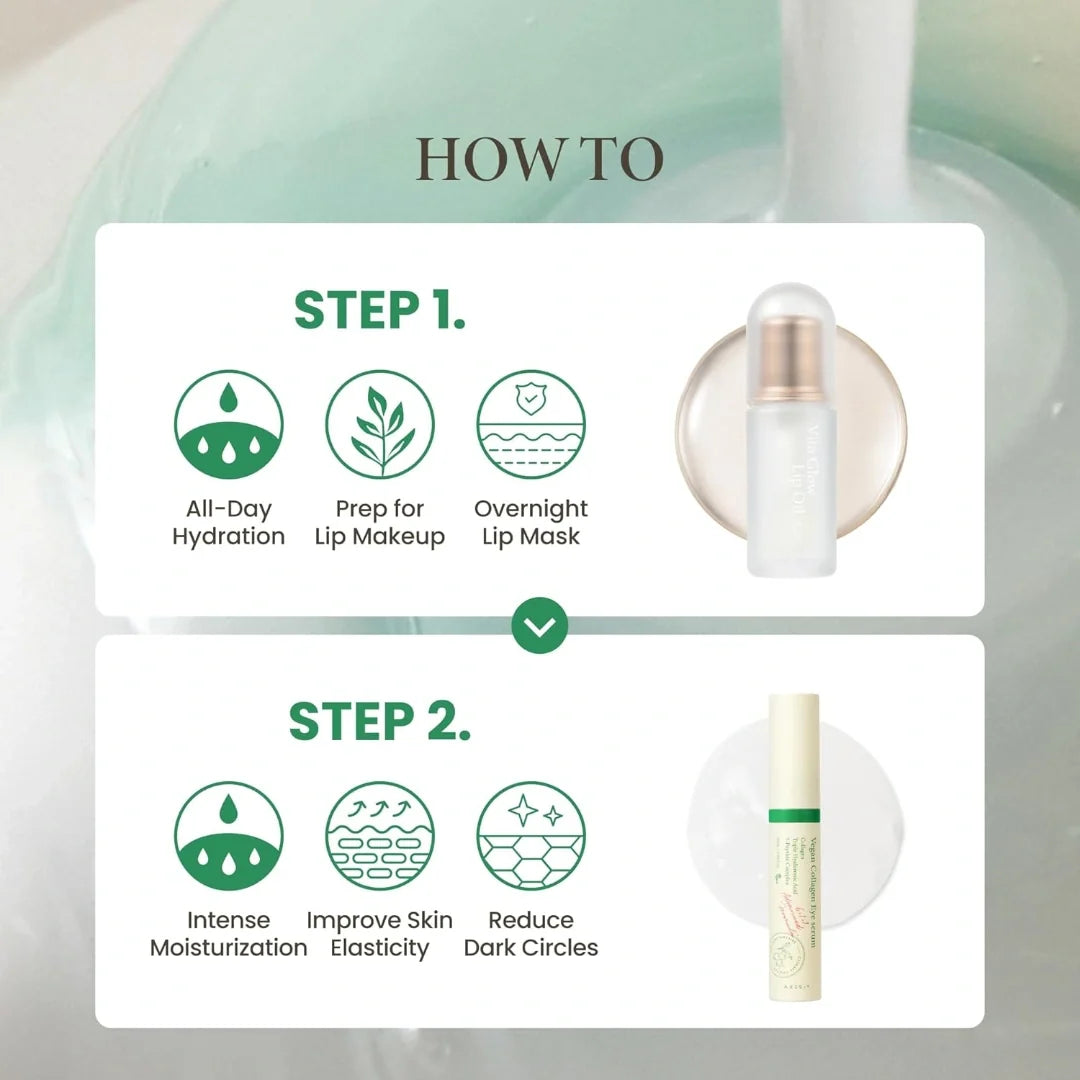 AXIS-Y Lip & Eye Vegan Collagen Set  4.5g + 10ml