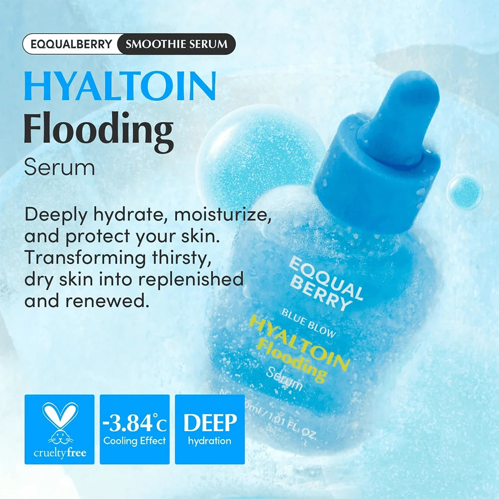 EQQUALBERRY Blue Blow Hyaltoin Flooding Serum 30ml