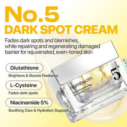 Numbuzin No.5 Vitamin Glutathione Dark Spot Laser Cream 50ml