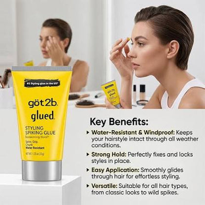 Got2b Glued Styling Spiking Glue - 35gm
