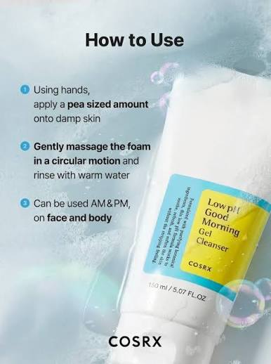 COSRX Low-pH Good Morning Gel Cleanser