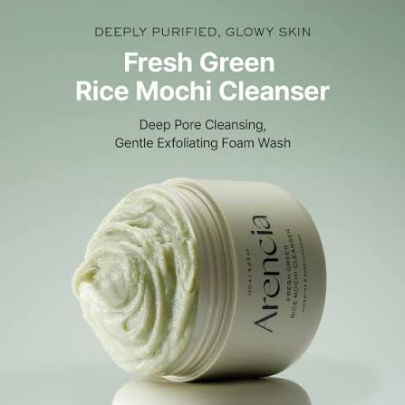 Arencia Fresh Green Rice Mochi Cleanser 120g