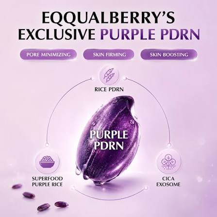 EQQUALBERRY Purple PDRN Pore Minimizing Serum 30ml