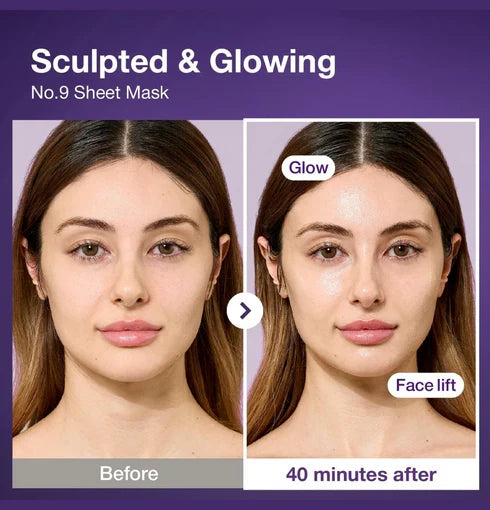 1Numbuzin No. 9 NAD Bio Lifting-sil Full Face Pack Sheet (+Fabric Lifting Band)